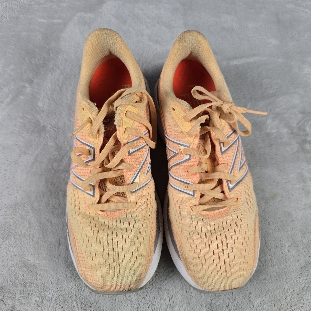 Womens Neq Balance 680 Fresh Foam Running Shoes Sz 8 Orange - Picture 2 of 9